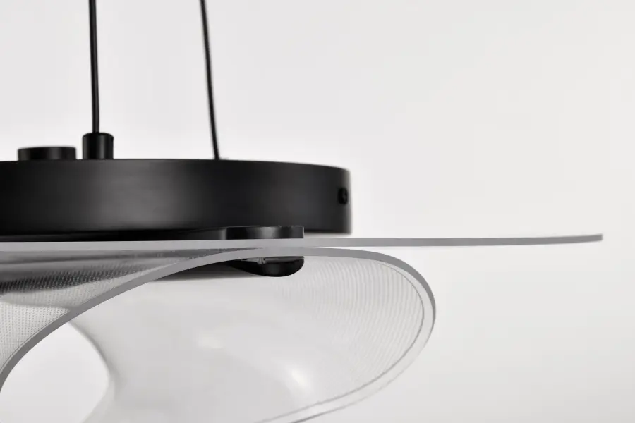 Geneva 18" LED Pendant in Matte Black - Image 11