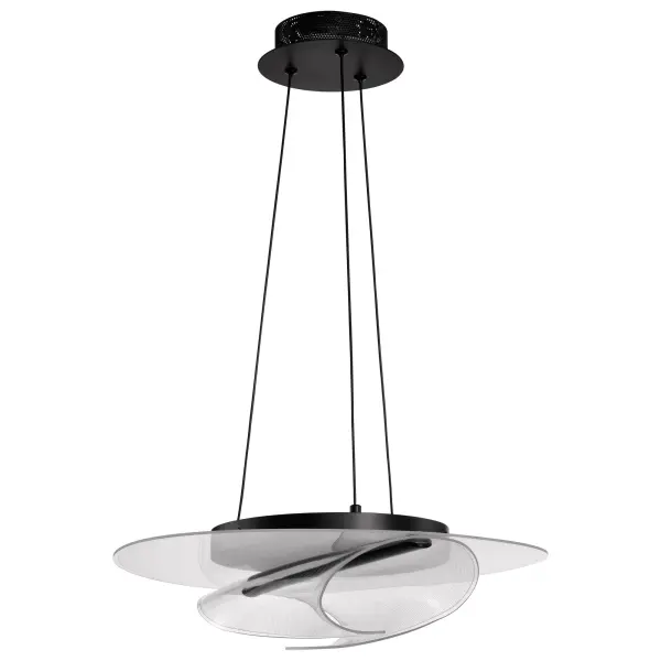 Geneva 18" LED Pendant in Matte Black - Image 7