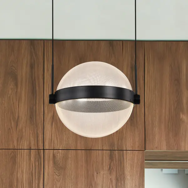 Modern LED Pendant with Intricate Pattern and Energy Efficiency - Image 3