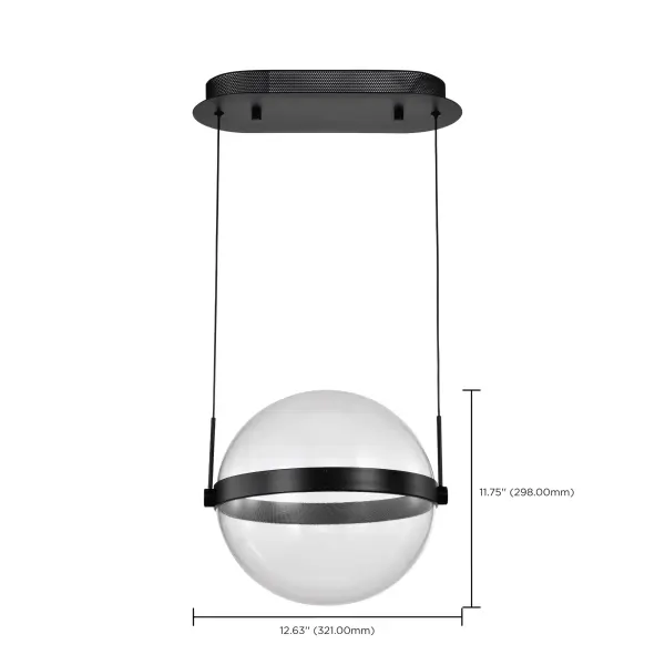 Modern Spherical LED Pendant with Intricate Pattern Design - Image 15