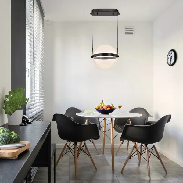 Modern Spherical LED Pendant with Intricate Pattern Design - Image 16