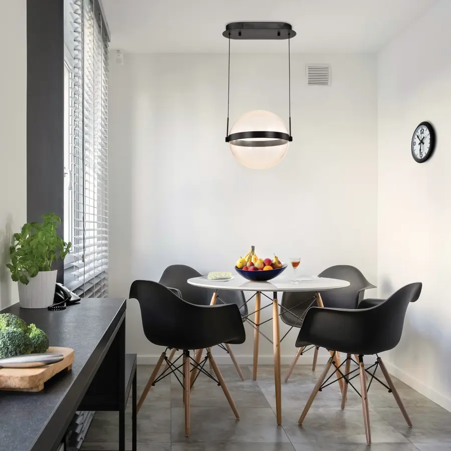 Modern Spherical LED Pendant with Intricate Pattern Design - Image 16