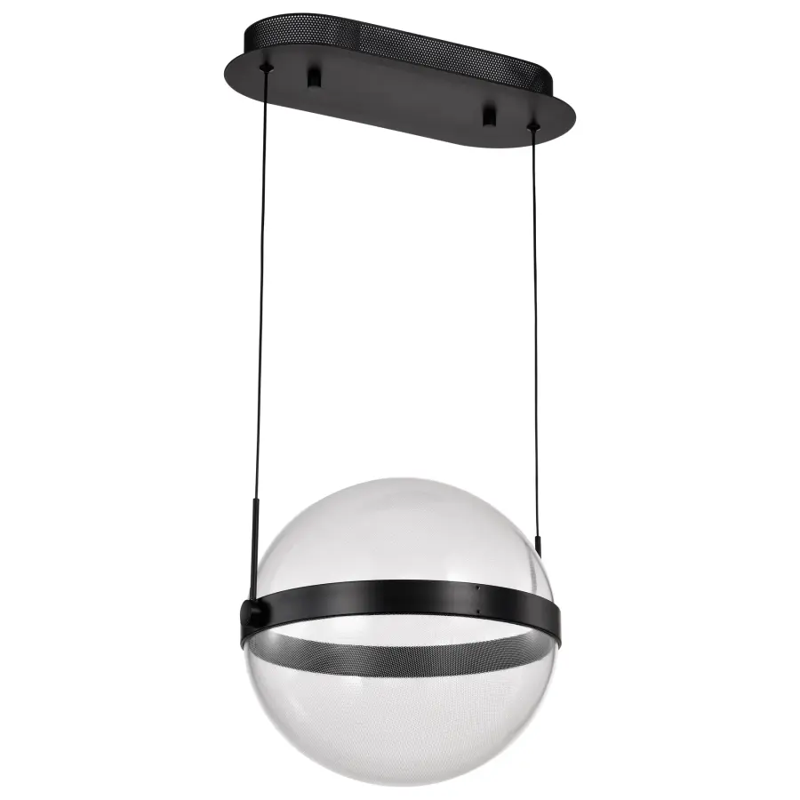 Modern Spherical LED Pendant with Intricate Pattern Design - Image 9