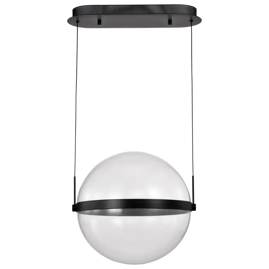 Arvada 16" LED Pendant in Matte Black - Image 5