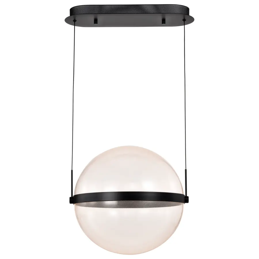 Arvada 16" LED Pendant in Matte Black - Image 6