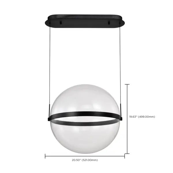 Modern Spherical Pendant with Intricate Pattern & Energy-Efficient LED - Image 14