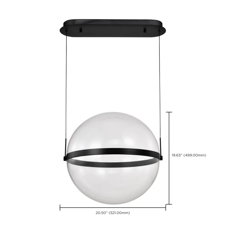 Modern Spherical Pendant with Intricate Pattern & Energy-Efficient LED - Image 14