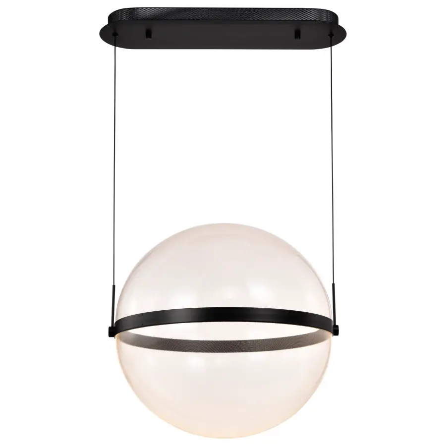 Modern Spherical Pendant with Intricate Pattern & Energy-Efficient LED - Image 4