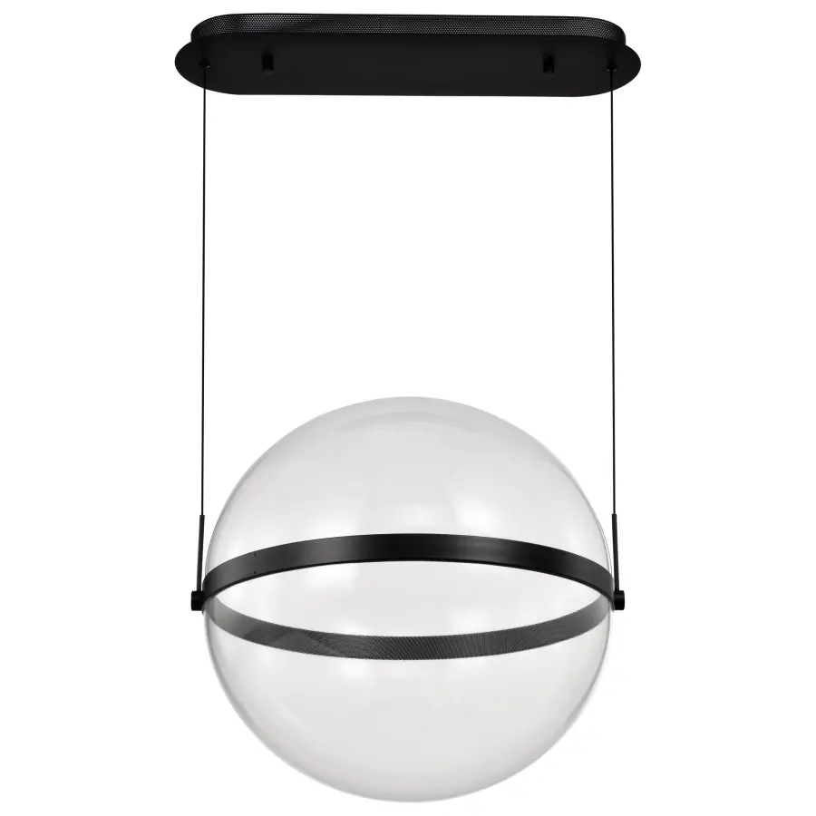 Modern Spherical Pendant with Intricate Pattern & Energy-Efficient LED - Image 5