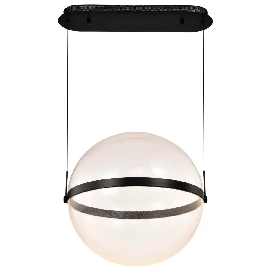 Modern Spherical Pendant with Intricate Pattern & Energy-Efficient LED - Image 6