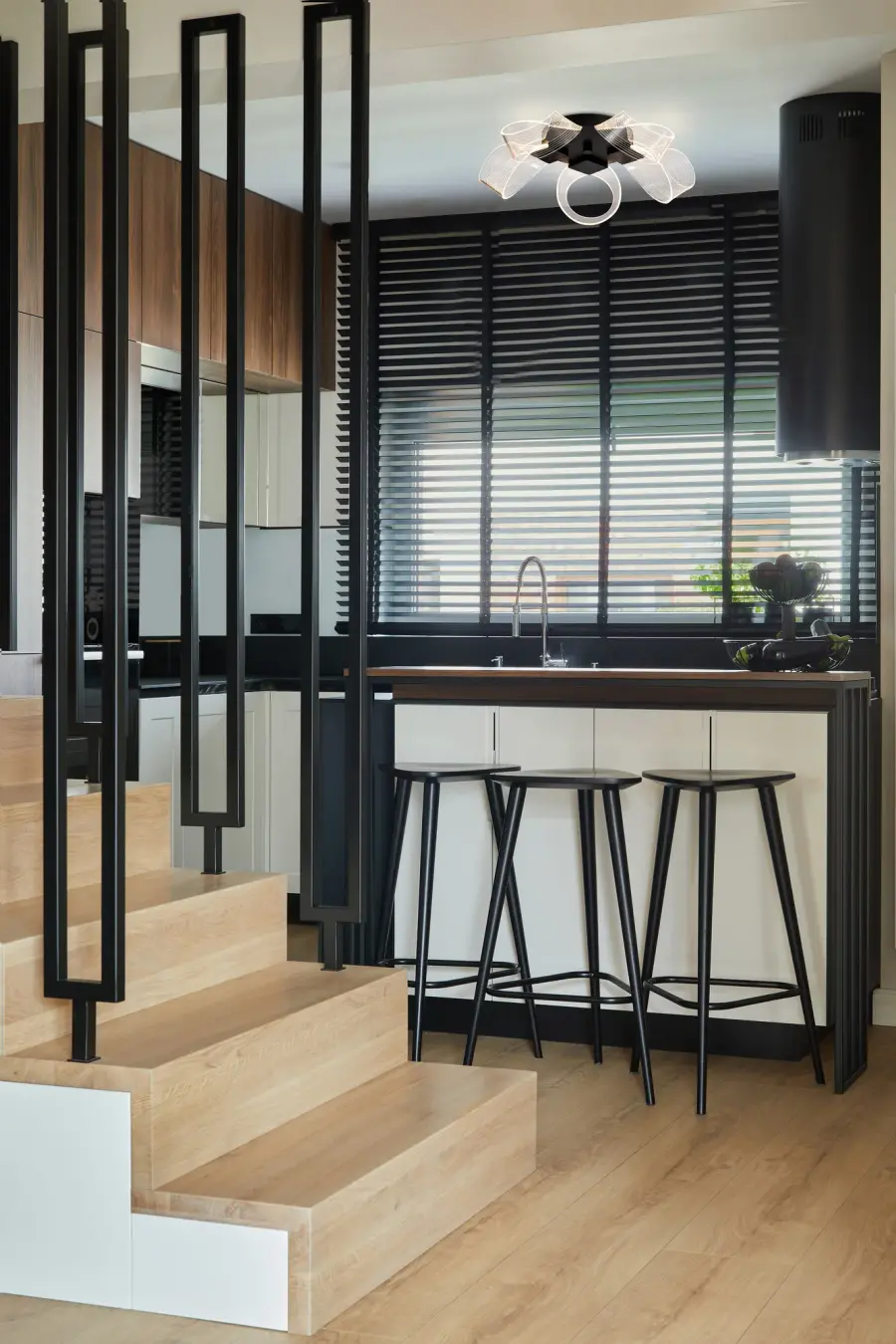 Bold Contemporary Design with Artistic Twisted Ribbon Acrylic - Image 2