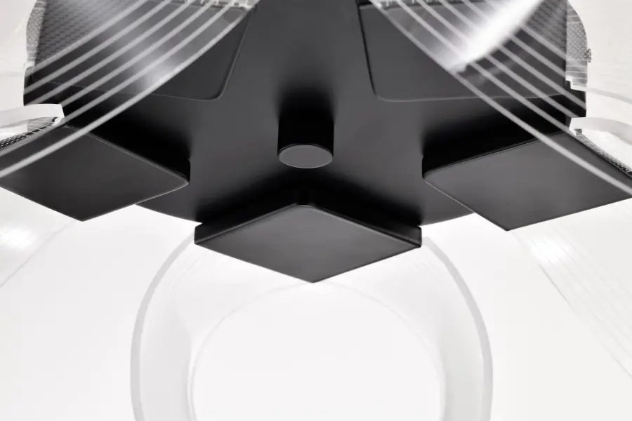 Bold Contemporary Design with Artistic Twisted Ribbon Acrylic - Image 11