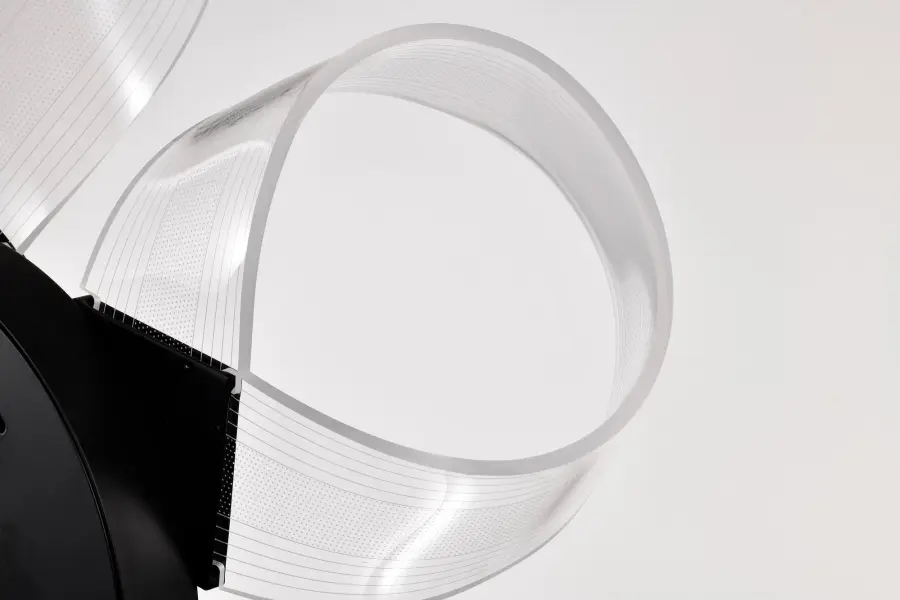 Bold Contemporary Design with Artistic Twisted Ribbon Acrylic - Image 13