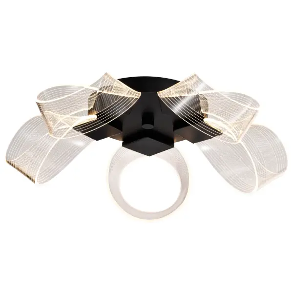 Bold Contemporary Design with Artistic Twisted Ribbon Acrylic - Image 4