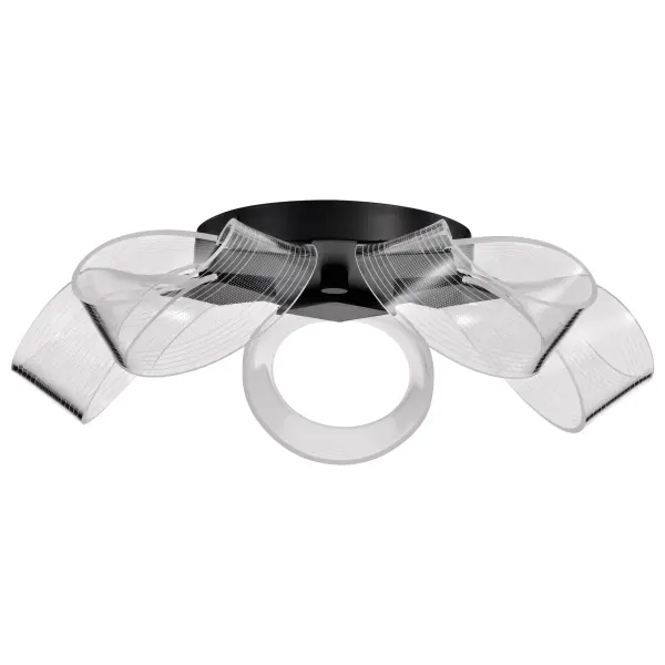 Bold Contemporary Design with Artistic Twisted Ribbon Acrylic - Image 5