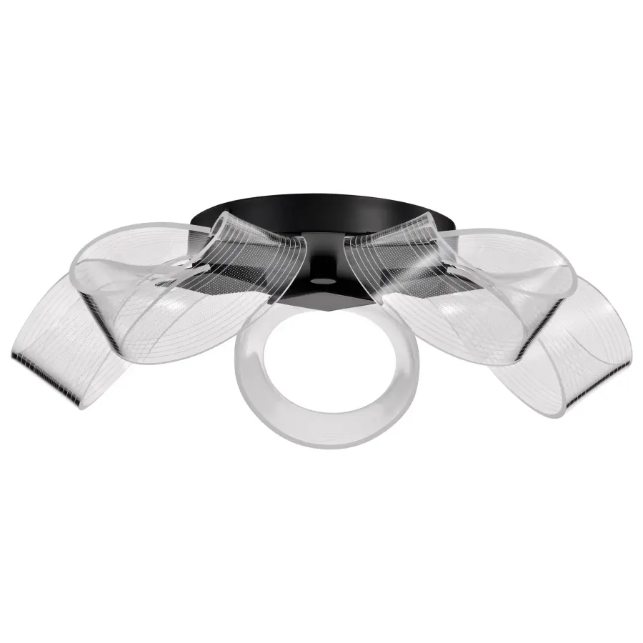 Bold Contemporary Design with Artistic Twisted Ribbon Acrylic - Image 5