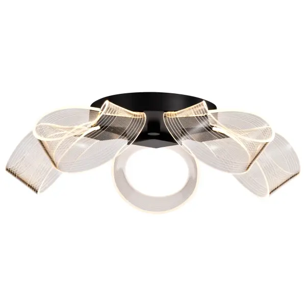 Bold Contemporary Design with Artistic Twisted Ribbon Acrylic - Image 6