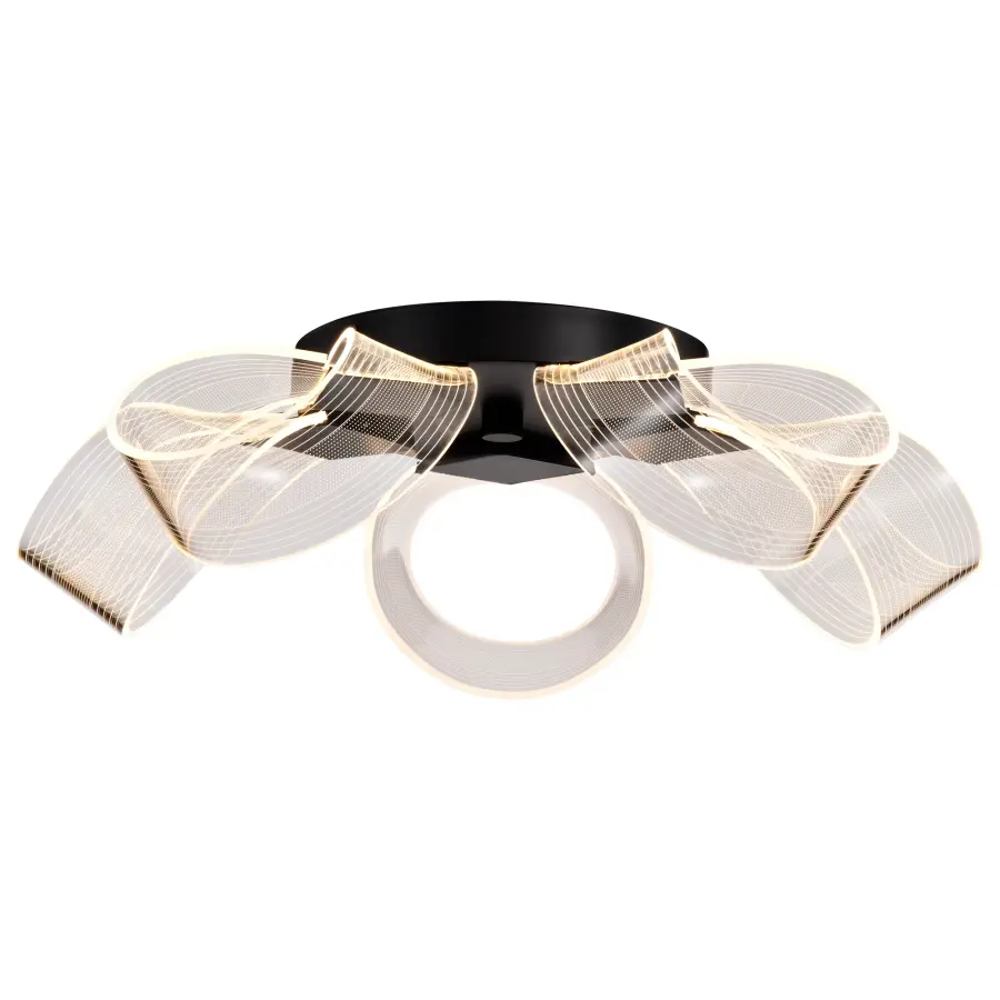 Bold Contemporary Design with Artistic Twisted Ribbon Acrylic - Image 6