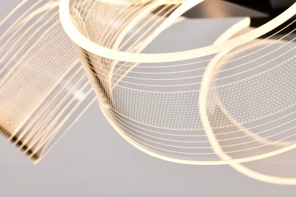 Bold Contemporary Design with Artistic Twisted Ribbon Acrylic - Image 7