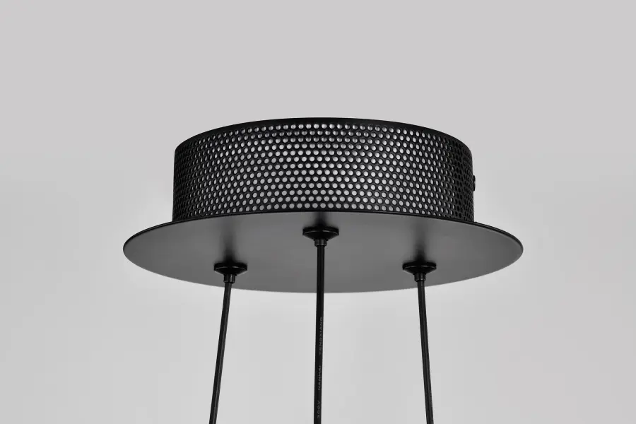 Sculptural Modern Chandelier with Artistic Twisted Acrylic Design - Image 9