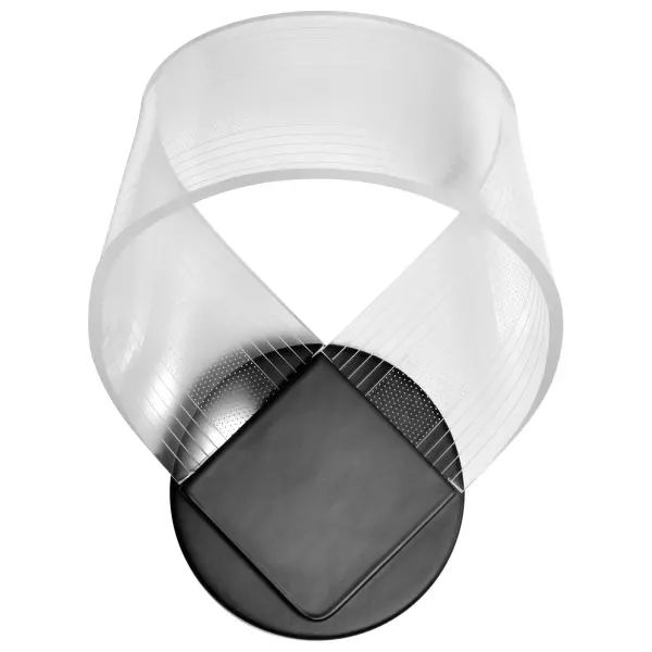 Artistic LED Wall Sconce with Sculptural Acrylic Design - Image 11