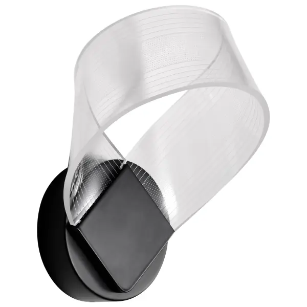 Artistic LED Wall Sconce with Sculptural Acrylic Design - Image 5