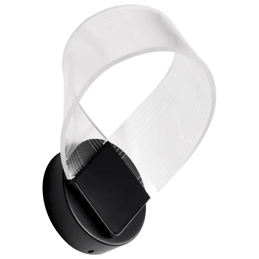 Artistic LED Wall Sconce with Sculptural Acrylic Design - Image 7