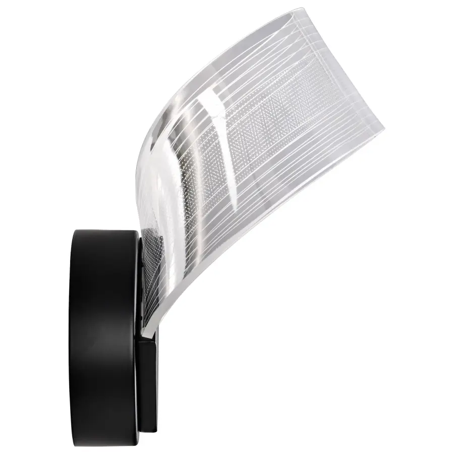 Artistic LED Wall Sconce with Sculptural Acrylic Design - Image 9