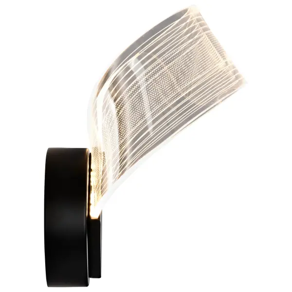 Artistic LED Wall Sconce with Sculptural Acrylic Design - Image 10