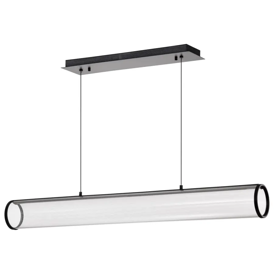 Vale 43-Inch LED Island Pendant in Matte Black - Image 1