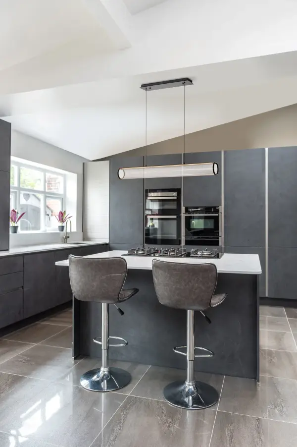 Vale 43-Inch LED Island Pendant in Matte Black - Image 2