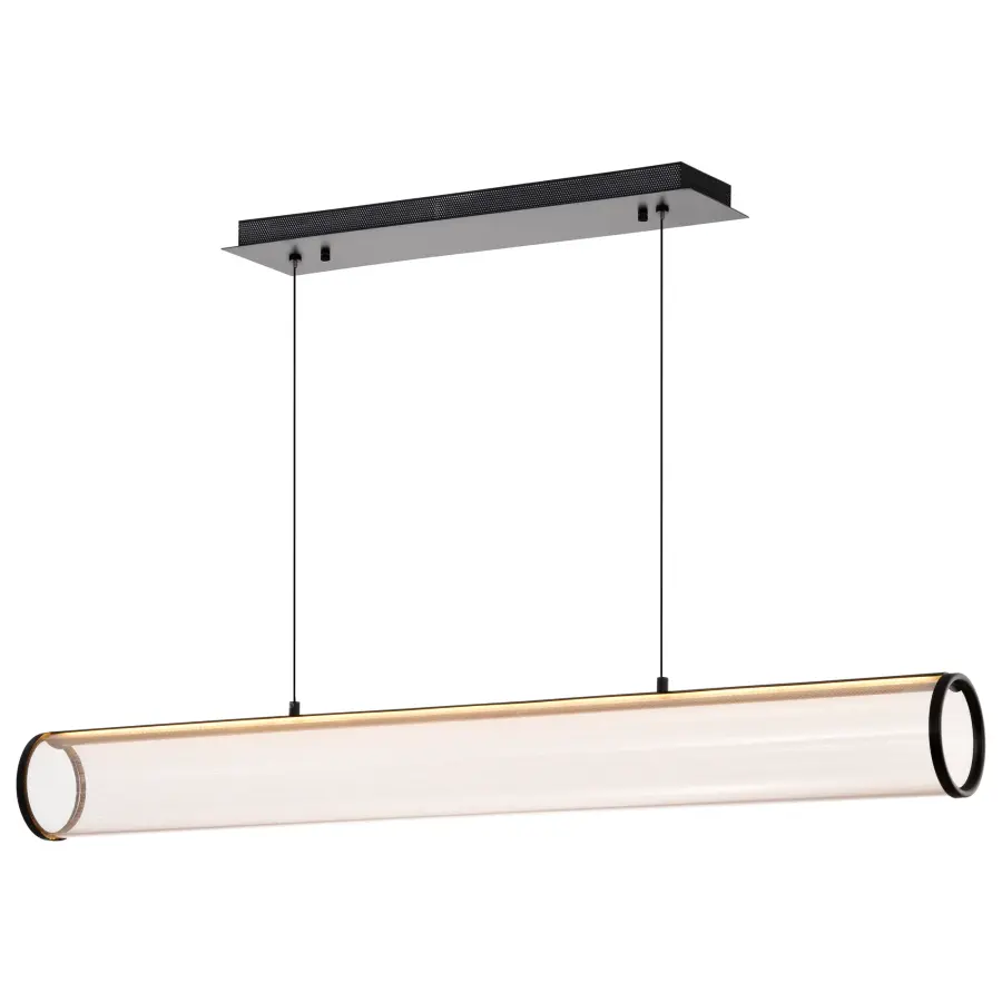 Vale 43-Inch LED Island Pendant in Matte Black - Image 4