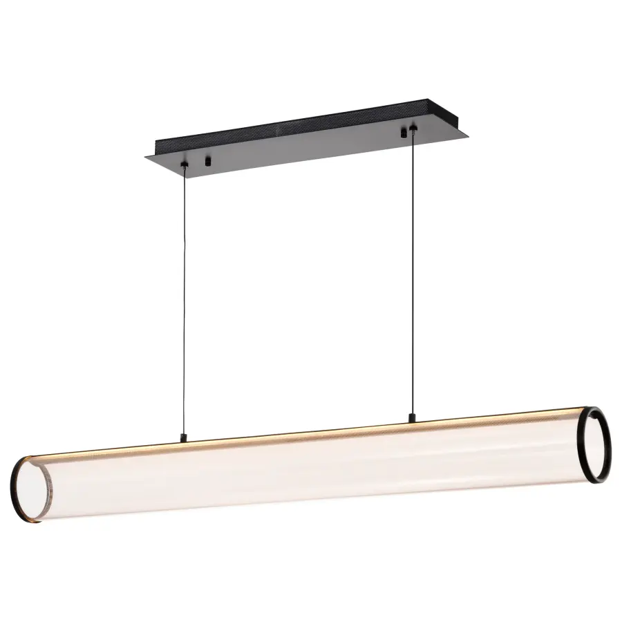 Vale 43-Inch LED Island Pendant in Matte Black - Image 6