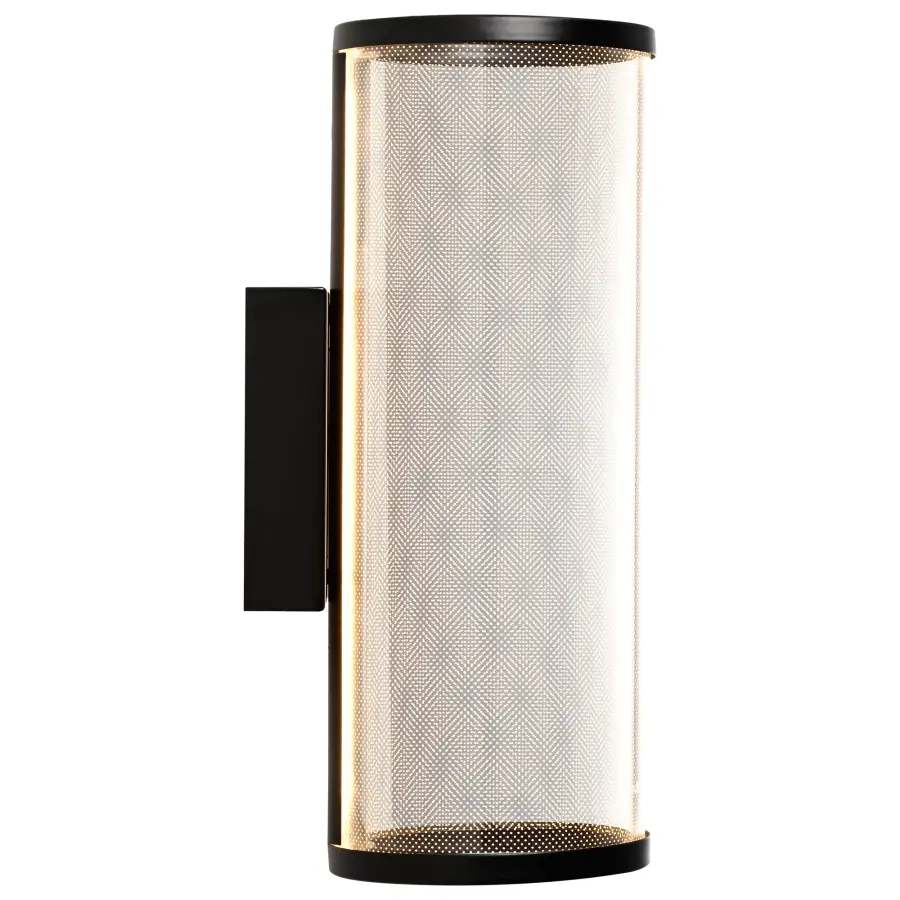 Vale 12" LED Wall Sconce in Matte Black - Image 10