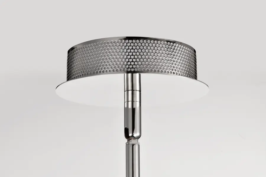 Edmond 14" LED Pendant in Polished Nickel with Clear Glass - Image 9