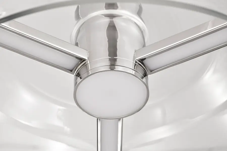 Edmond 17" LED Pendant in Polished Nickel - Image 13