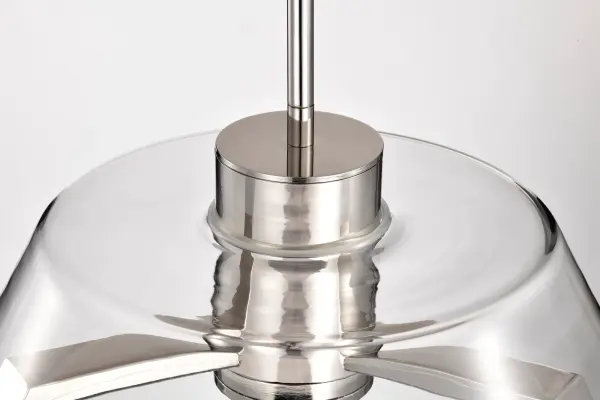Edmond 17" LED Pendant in Polished Nickel - Image 9