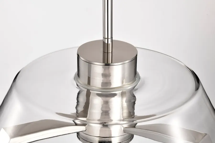 Edmond 17" LED Pendant in Polished Nickel - Image 9