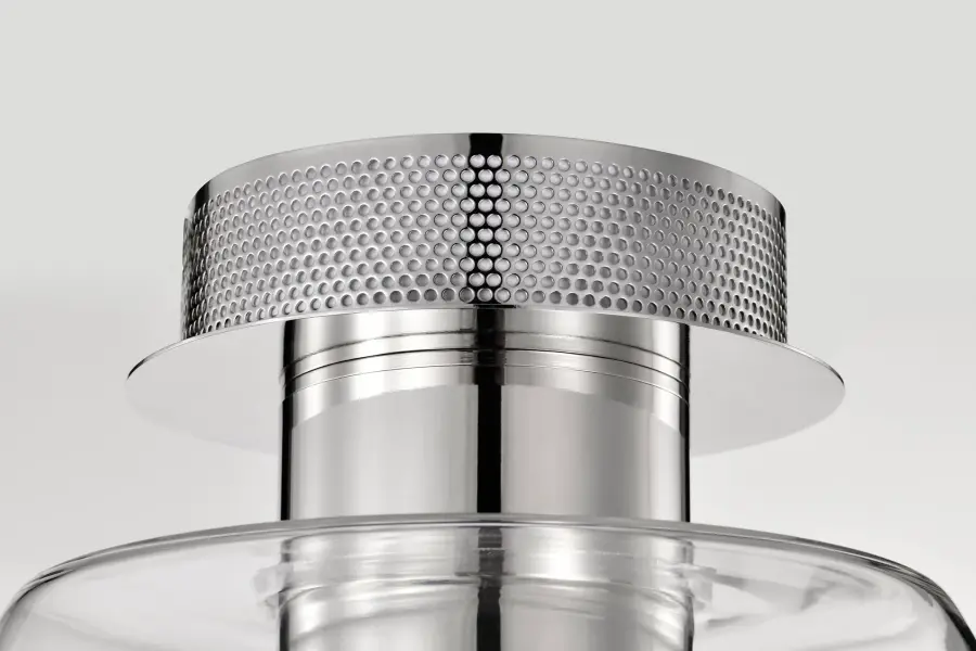 Edmond 14" LED Semi Flush Mount - Polished Nickel - Image 9