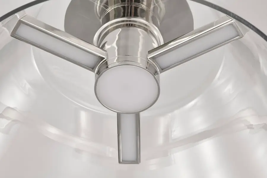 Edmond 17" LED Semi Flush Mount in Polished Nickel - Image 12