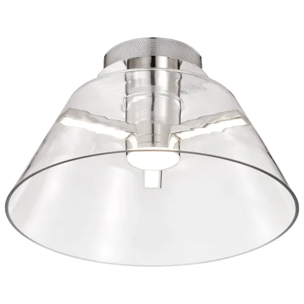Edmond 17" LED Semi Flush Mount in Polished Nickel - Image 8