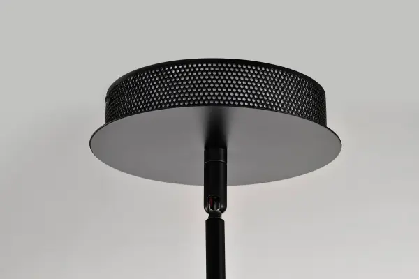 Edmond 14-Inch LED Pendant in Matte Black with Clear Glass - Image 10