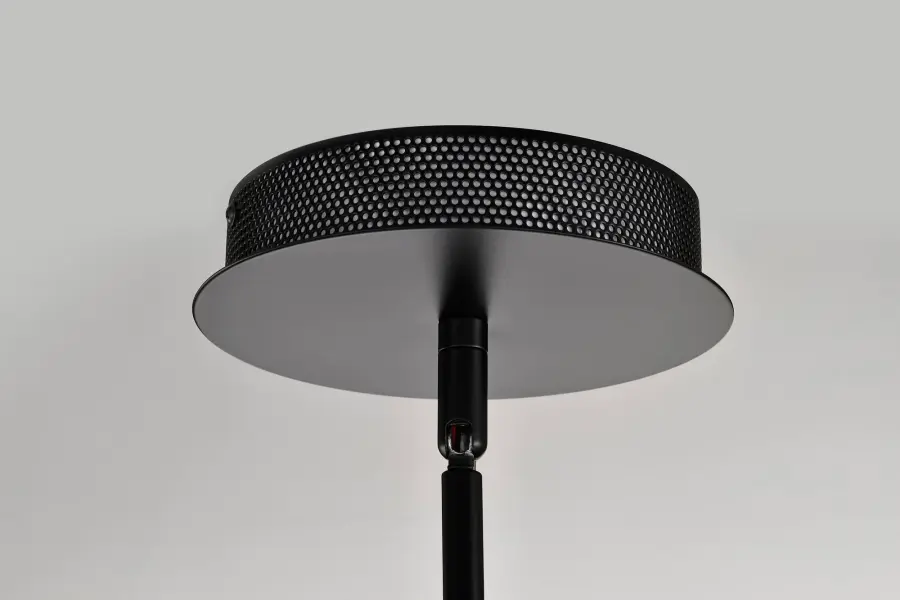 Edmond 14-Inch LED Pendant in Matte Black with Clear Glass - Image 10