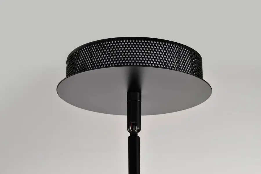 Edmond 17" LED Pendant in Matte Black with Clear Glass - Image 10