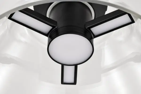 Edmond 14" LED Semi Flush Mount in Matte Black - Image 13