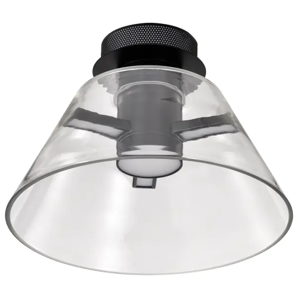Edmond 14" LED Semi Flush Mount in Matte Black - Image 7