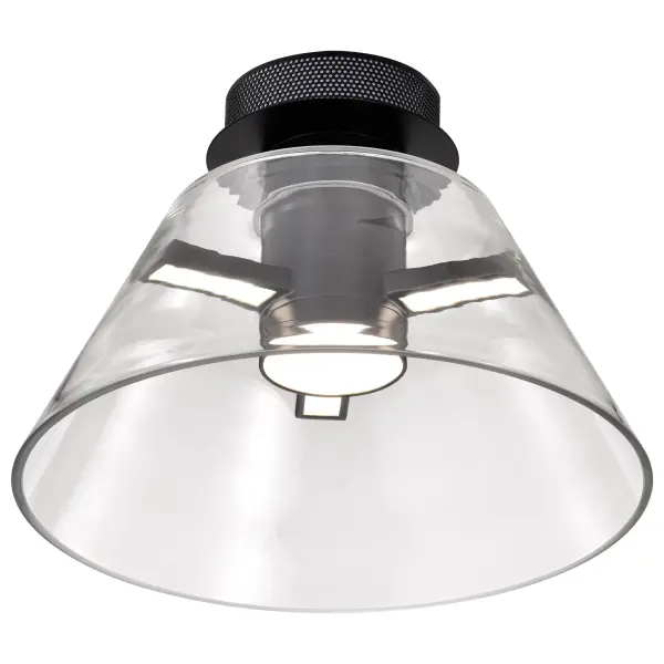Edmond 14" LED Semi Flush Mount in Matte Black - Image 8