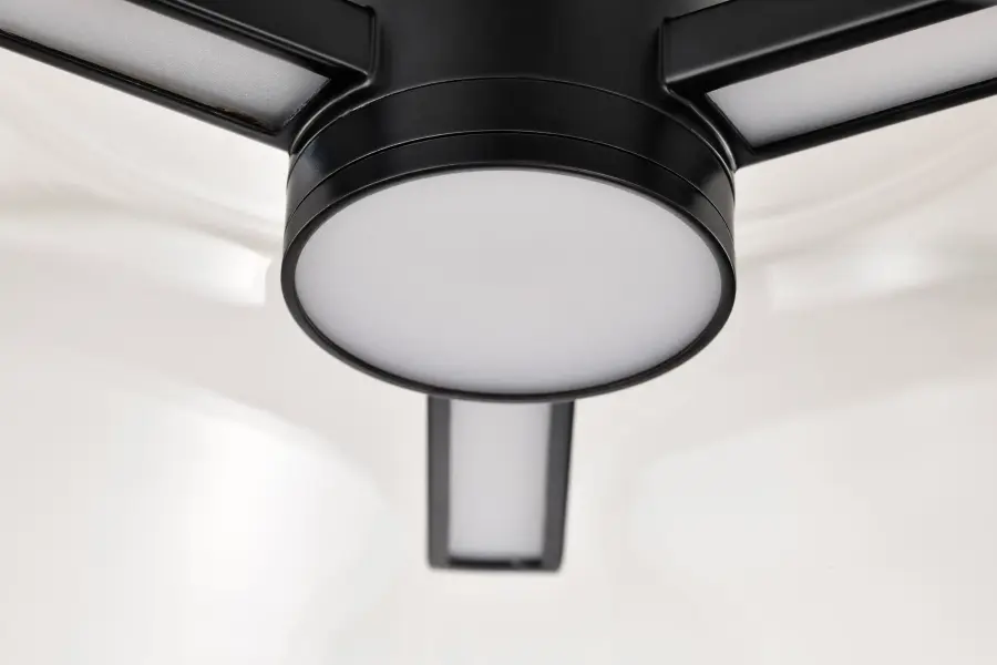 Edmond 17" LED Semi Flush Mount in Matte Black - Image 13