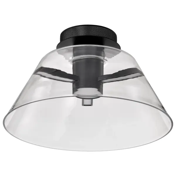 Edmond 17" LED Semi Flush Mount in Matte Black - Image 7