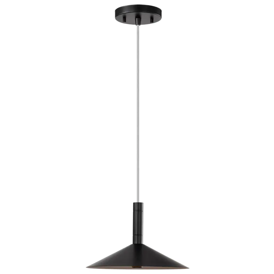 Corrine 10" LED Pendant in Matte Black - Image 8